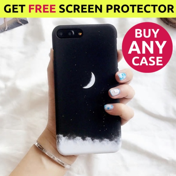 Accessories - NEW iPhone XS/X Crescent Moon Night Case